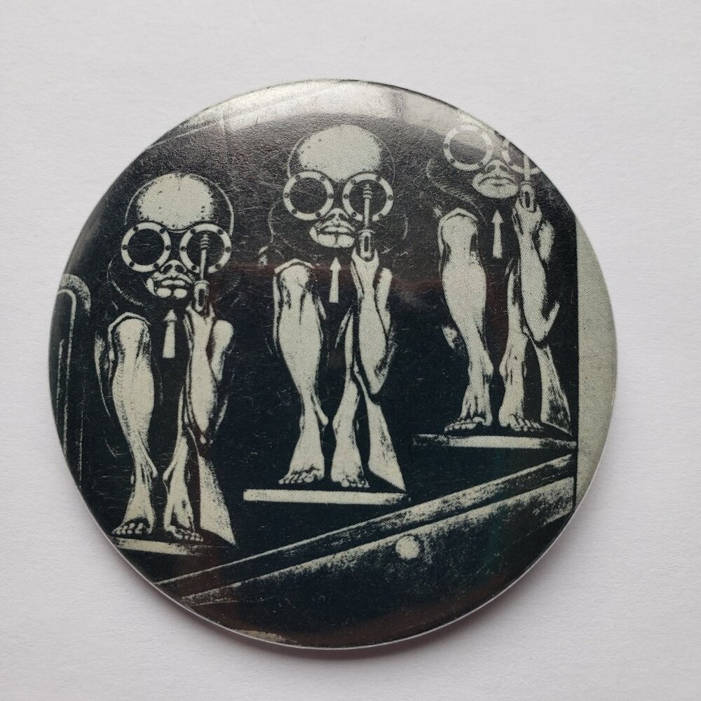 Aliens Oddities Pinback Button Pin